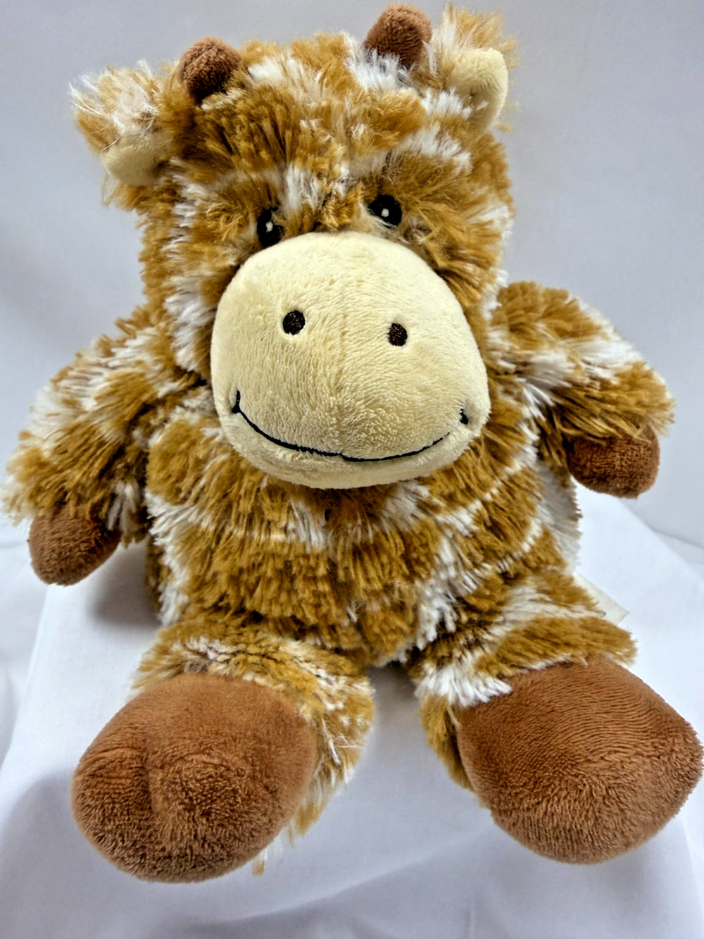 Warmies Plush Giraffe Microwavable Stuffed Animal Lavender Scented Heat Pack